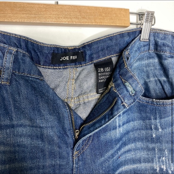 Joe Fresh Distressed Boyfriend Jeans - Picture 3 of 4